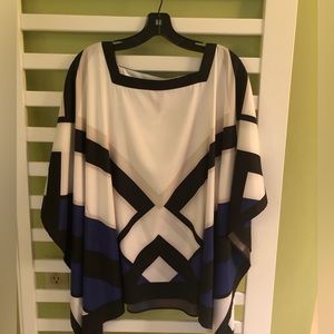 Chico’s Geometric Print Poncho